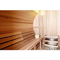 XANTUM-210 Traditionelle Sauna Fasssauna 209x185x205cm