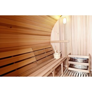 XANTUM-230 Traditionelle Sauna Fasssauna 229x185x205cm