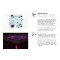Platinum Spas Superior Whirlpool ONYX 220 x 220 x 94 Platinum Spas 5 Personen