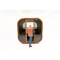 Hekla Outdoor Sauna Cube 250 L - 250 x 235 x 225 cm 6 Personen FassSauna