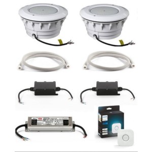 Smart Home Unterwasserscheinwerfer LED Licht Set 2 RGBW...