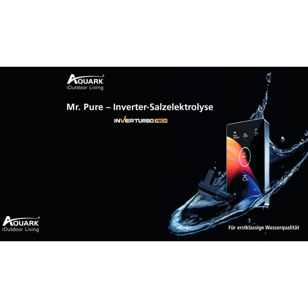 Aquark Mr. Pure Inverter-Salzelektrolyse Redox | pH | Temperatur | Wifi 14 g/h