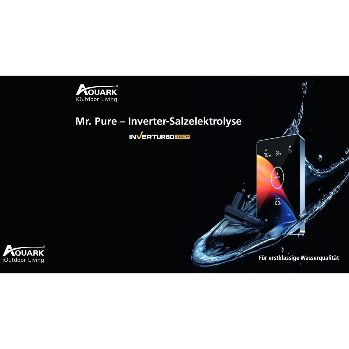 Aquark Mr. Pure MPS22 Inverter-Salzelektrolyse Redox | pH | 