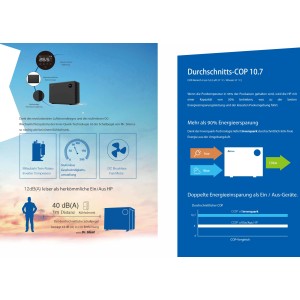 Aquagem Aquark Dr. Mr. Silence ASC130 Full Inverter Wärmepumpe inkl. Wi-Fi 13 kW Poolheizung