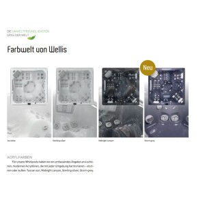 Wellis PEAKLIFE Whirlpool Olympus Life 9 Personen 236 x 236 x 95 cm 88 Düsen