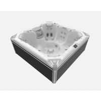 Wellis PEAKLIFE Whirlpool Elbrus Life Premium 7 Personen 236 x 236 x 95 cm 61 Düsen