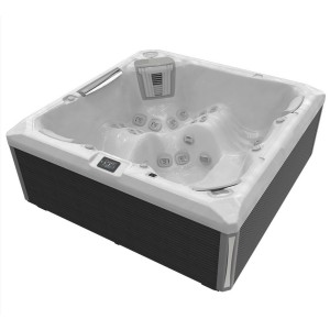Wellis PEAKLIFE Whirlpool Makalu Life Deluxe 5 Personen 215 x 215 x 86 cm 51 Düsen