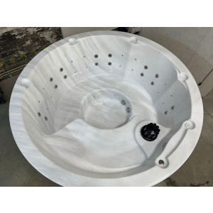 SOFORT: HotTub Badezuber Ø225 Holzbefeuerung ACRYL...