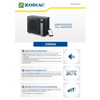 Zodiac Z250iQ Wärmepumpe MD4 max. 9,5 kW - 220V Poolheizung