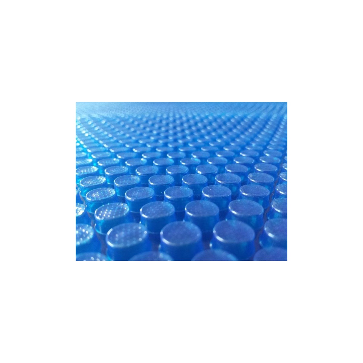 Solarfolie blau - 400 my,  Oval 5,25 m x 3,20 m