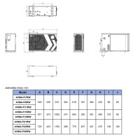 AquaViva Poolheizung FI Wärmepumpe - Model A - 21kw - WIFI - Reversible - 400V