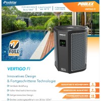 Poolex Vertigo Fi2 Poolheizung Wärmepumpe 15kW VERTIKAL PC-VGO155TN2 400V