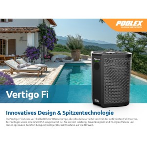 Poolex Vertigo Fi2 Poolheizung Wärmepumpe 24kW VERTIKAL PC-VGO240TN2 400V