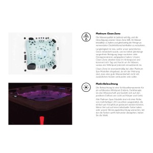 Platinum Spas Superior Whirlpool ONYX V3 220 x 220 x 94 Platinum Spas 5 Personen