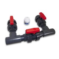 Bypass-Set für Wärmepumpen / Dosieranlagen | Ø 50 mm Klebemuffe -unverklebt-