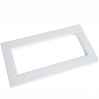 Blendrahmen für Flanschsatz Skimmer Basic Breitmaul | Weiß