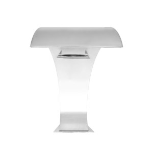 IDEAL Eichenwald Schwalldusche Phoenix V4A - geschwungene Form