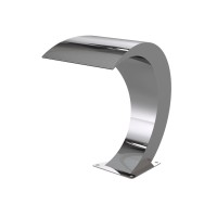 IDEAL Eichenwald Schwalldusche Phoenix V4A - geschwungene Form