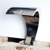 IDEAL Eichenwald Schwalldusche Phoenix V4A - geschwungene Form