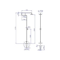IDEAL Eichenwald Gartendusche Trombone