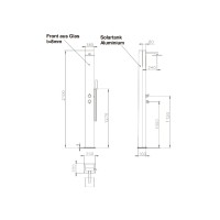 IDEAL Eichenwald Gartendusche Trinidad SOLAR