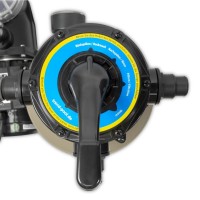 Filteranlage Trend Top Ø 250 mm | 4 m³/h Pumpe | 500 g Filterbälle | Grau