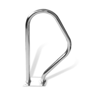 Handlaufpaar Oberteil | V2A Edelstahl | zu Einbauleiter Trendline Exclusiv 3 und 4 stufig