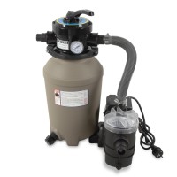 Filteranlage Trend Top Ø 250 mm | Grau | 4 m³/h Pumpe | ohne Filtermedium
