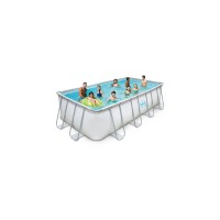 Frame Pool Rechteck 5,49 x 2,74 x 1,32 m hellgrau