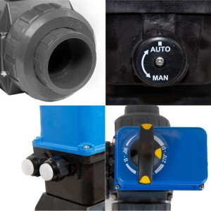 Praher 3-Wege elektrischer Kugelhahn S4 | Ø 63 mm