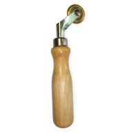 Andruckrolle mit Messing Rolle 8 mm - für Eckarbeiten zu Trend Air Heißluftfön / Schweißgerät