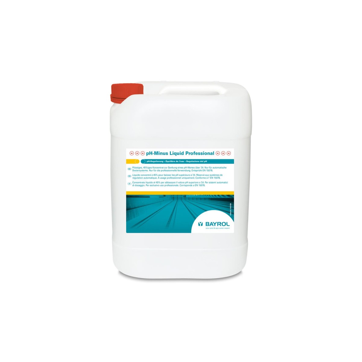 BAYROL pH-Minus Liquid Professional 45%  box