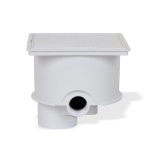 Kabelanschlussdose 13,5 x 13,5 x 12  cm | Weiß