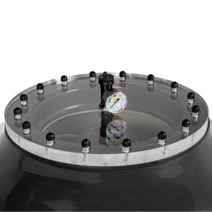 Trend Pool GFK Hochschicht Filterkessel HSF-4 | Anthrazit | Ø 950 mm | ohne Ventil (2")