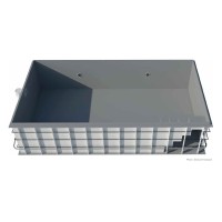 Trend PPline Skimmerpool | Platin | 1,5 m Tiefe | versch. Ausführungen