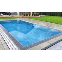 Trend PPline Überlaufbecken | Platin | 1,2 m Tiefe | versch. Ausführungen
