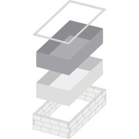 TrendStone Set | Rechteckpool 700 x 350 x 150 cm | versch. Ausführungen