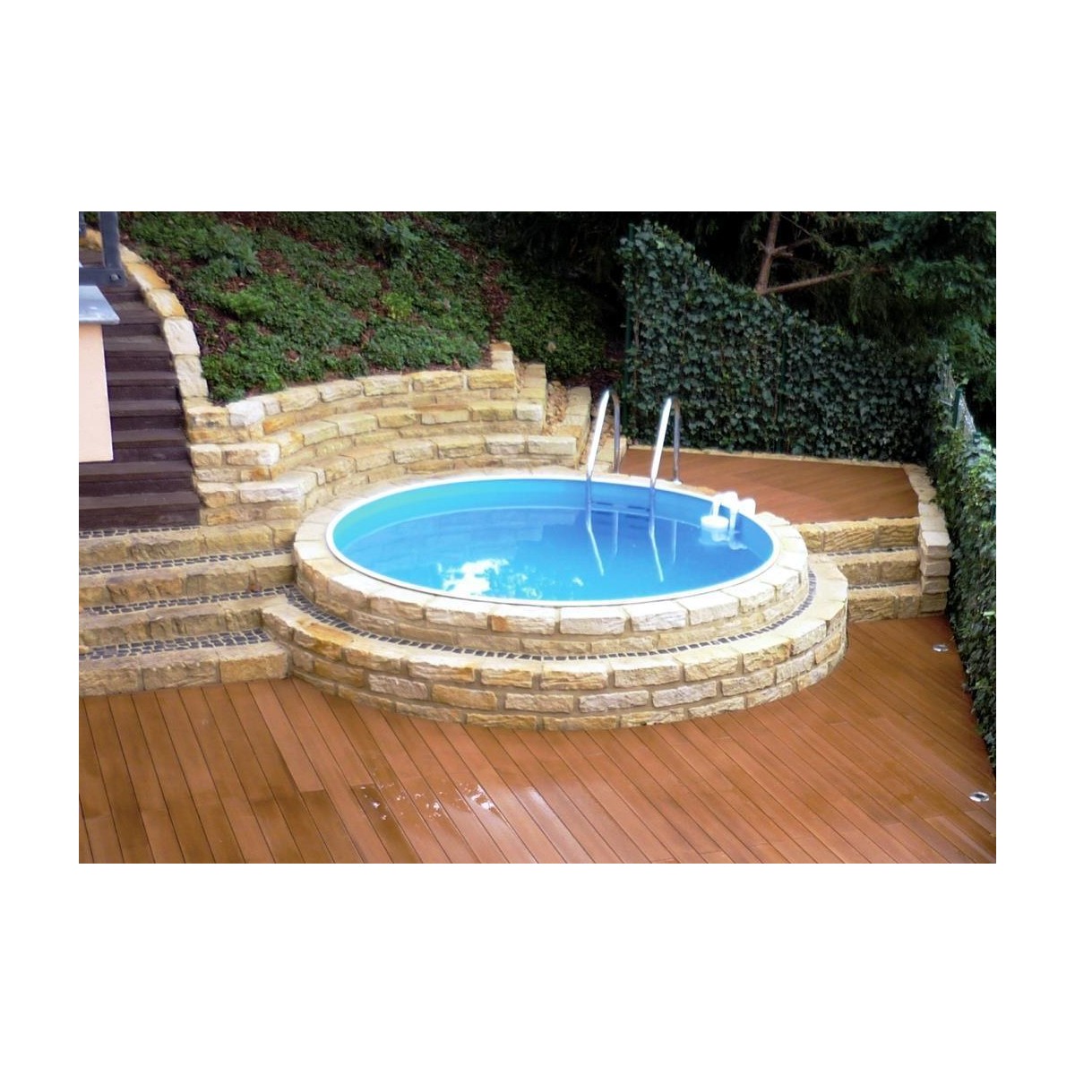 Rundbecken IBIZA | EASY CHANGE Handlauf  box