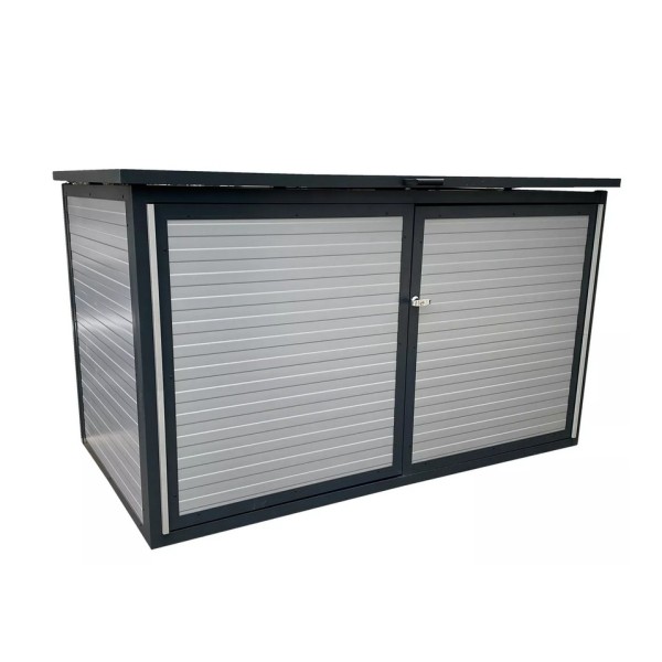 Filterbox Cube inkl. Boden | Aluminium | DIY  | Größe L | 182,5 x 100 x 103 cm | Anthrazit