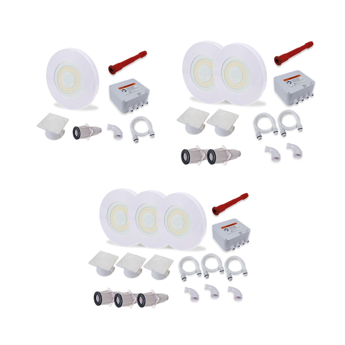 Trend Pool LED Unterwasserscheinwerfer Set | Vision Pro | RG