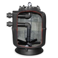 Trend Pool GFK Filterkessel Lagos Plus | Ø 500 mm | Höhe 630 mm | Anthrazit | ohne Ventil (Ø 50 mm - 1 1/2")