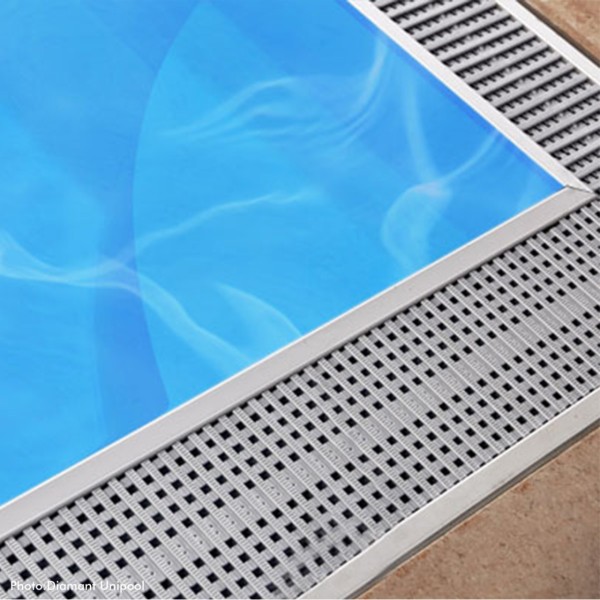 Trend PPline Überlaufgitter-Umrandung Premium inkl. 8 Eckteilen | versch. Ausführungen