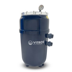 Behncke GFK Filterkessel VITROS Prime Ø 500 schwarzblau ohne Ventil