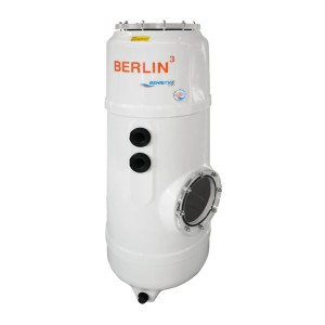 GFK Filterkessel Behncke BERLIN³ | Ø 500 mm | 1.480 mm | RAL 7035 Lichtgrau | ohne Ventil (Ø 50 mm - 1 1/2 ")