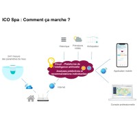 ONDILO ICO SPA V2 CHLOR BROM - intelligente Wasseranalyse Pool, SwimSpa & Whirlpool