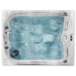 Canadian Spa Int. EMERALD BASIC Whirlpool White Marble 3 Personen 216 x 165 x 78 cm
