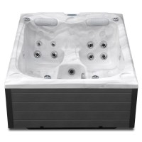 Canadian Spa Int. EMERALD Whirlpool White Marble 3 Personen 216 x 165 x 78 cm