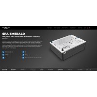 Canadian Spa Int. EMERALD Whirlpool Tuscan Sun 3 Personen 216 x 165 x 78 cm