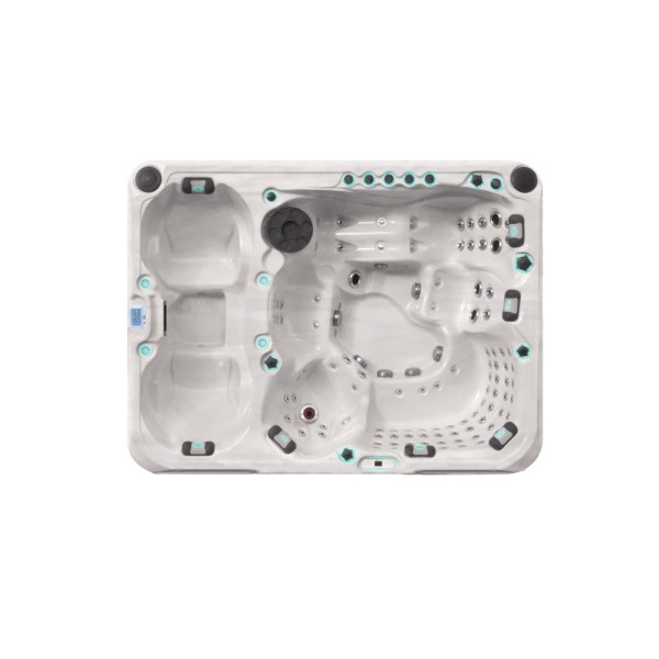 ICE ELEVATE DUO Eisbad & Whirlpool in Einem 305 x 228 x 110