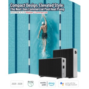 ZEALUX MASTER Turbomodus 60kW FI 2026 Poolheizung WIFI bis -15° COVER Wärmepumpe